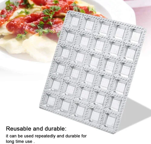 Miniatura 4 de Fdit Ravioli de aluminio ahorro de energía Bola de masa masa fabricante de moldes fabricante de utensilios de cocina