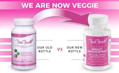 Miniatura 4 de Bust Bunny Píldoras de mejora de senos - Apto para veganos - Suministro para 6 meses La forma natural #1 de agrandar los senos y aumentar