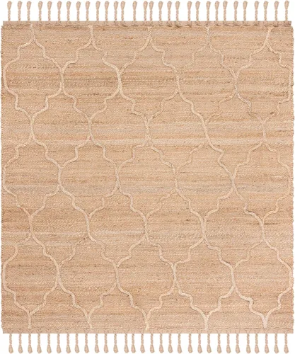 Miniatura 9 de SAFAVIEH Natural Fiber Collection - Alfombra decorativa de 2 pies 3 pulgadas x 4 pies, natural, hecha a mano, rústico, geométrico, marroquí