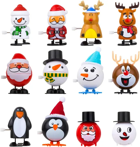 LIHAO 12 juguetes de Navidad para niños, regalos de fiesta para niños, regalos para nietos Surtido