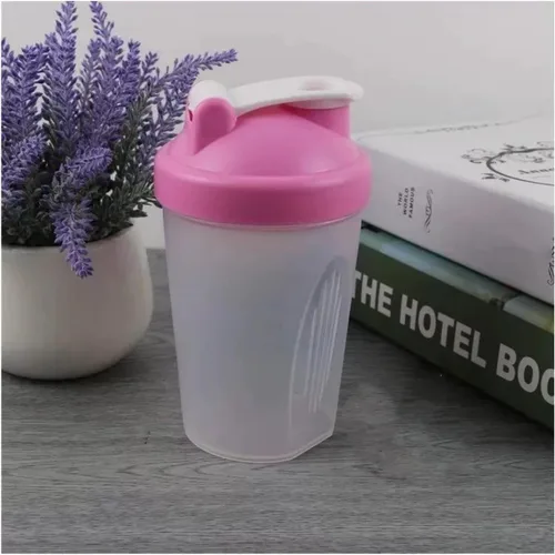 Miniatura 12 de Cekaso Batidora de botellas para batir y antes del trabajo, la mejor taza agitadora (sin BPA) con tapa de bucle clásico y bola batidora, botella