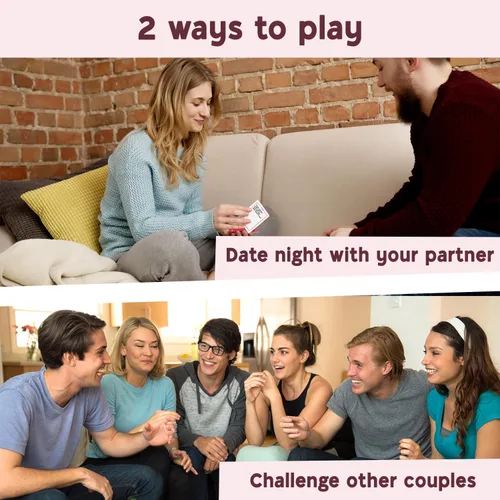 Miniatura 5 de El Juego Definitivo para Parejas, Grandes Conversaciones y Desafíos Divertidos para la Noche de Citas - Regalo Romántico Perfecto para Parejas