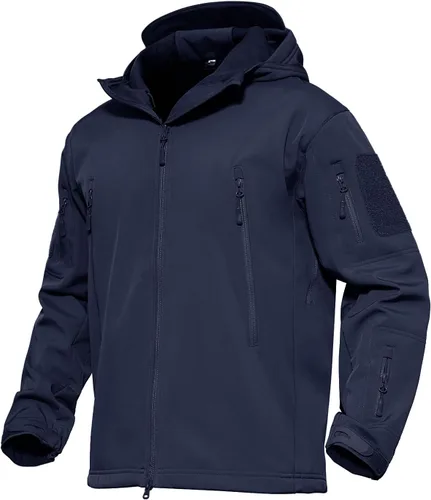 Miniatura 15 de MAGCOMSEN Chaqueta táctica para hombre, impermeable, con forro polar, para esquí, nieve, invierno, cortavientos