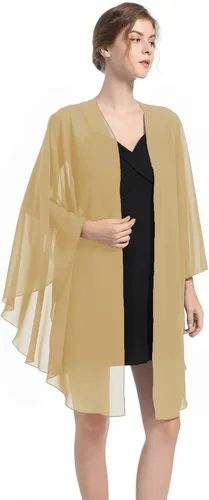 Miniatura 2 de Baoqiya Chales y envolturas de gasa para fiesta de boda, bufanda para mujer, vestido de noche nupcial en vestidos de ocasiones especiales