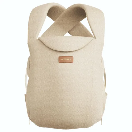 Miniatura 11 de Momcozy WeeSnug - Portabebés para recién nacidos, ligero y acogedor, cómodo para 7-25 libras, soporte ergonómico de espalda cruzada, tejido Geometry