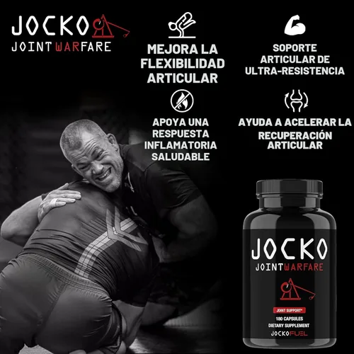 Miniatura 3 de Jocko Fuel Suplemento para Apoyo Articular - Glucosamina MSM para Dolor Articular, Movilidad y Flexibilidad con Cúrcuma y Boswellia (180 Cápsulas)