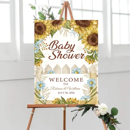 Miniatura 18 de Personalized Baby Shower Welcome Sign, Baby Shower Decoration Customised Baby Shower Party Sign Decor, Baby Shower Sign, Yard Sign Oudoor Party #10