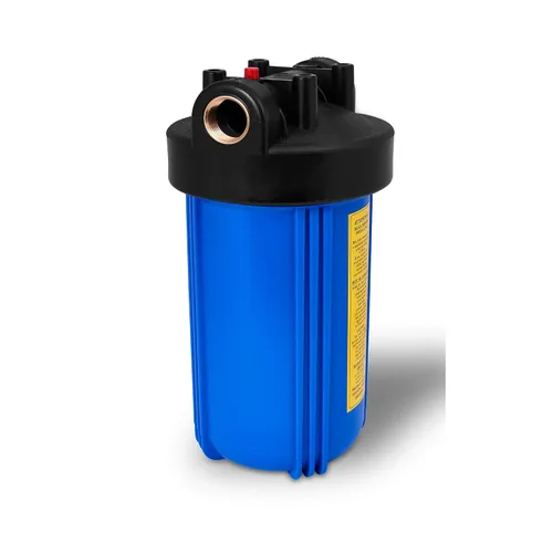 Miniatura 2 de Sistema de filtración de agua para toda la casa, carcasa de 10 x 4.5 pulgadas, puertos de latón de entrada/salida de 1 pulgada, botón de alivio