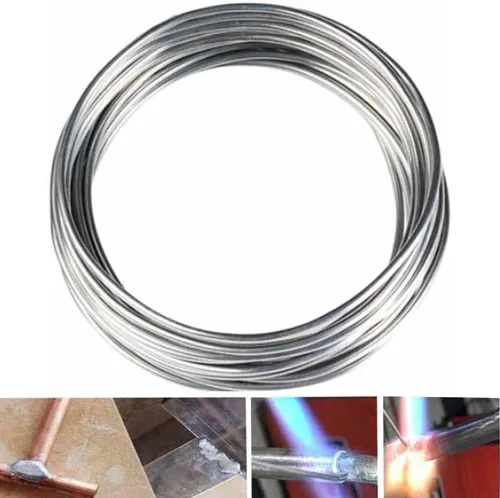 Varilla de soldadura de aluminio de 32.8 ft, 19.7 ft, alambre de soldadura universal de baja temperatura para Al cobre, hierro y acero, reparación