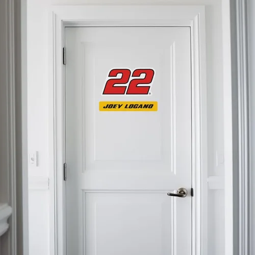 Miniatura 4 de Prime Party Joey Logano NASCAR - Juego de calcomanías de pared Gráficos grandes extraíbles de 32 pulgadas Equipo oficial Penske #22 Car 2X