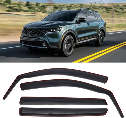 Miniatura 11 de DORENA Protectores de lluvia extra duraderos en el canal (Chevrolet Equinox 2018-2024)