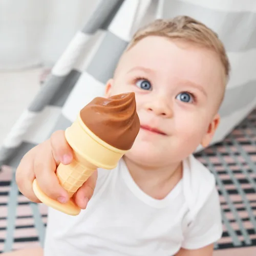Miniatura 3 de Smily Mia ICY Bite - Mordedor para alimentos y congeladores para frutas, para alivio de enfriamiento del bebé, alimentador de silicona sin BPA
