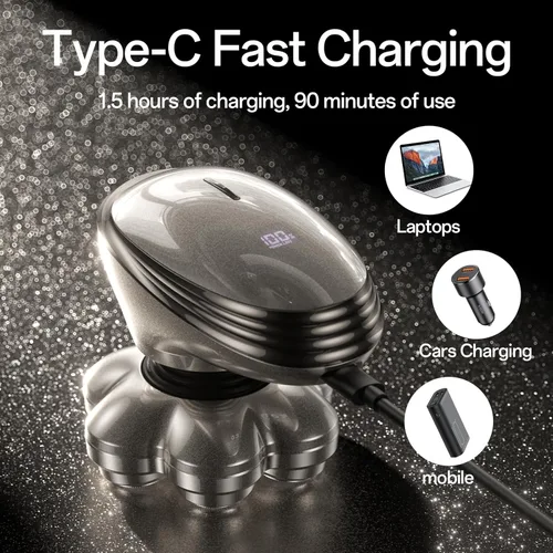 Miniatura 6 de Afeitadoras de cabeza para hombres calvos, maquinilla de afeitar eléctrica para hombres, afeitadoras eléctricas magnéticas 7D para hombres, IPX7