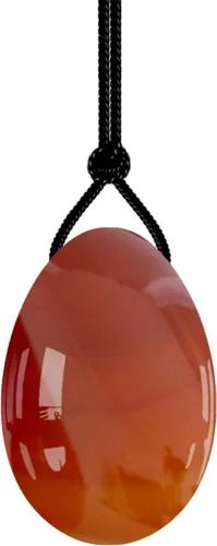 Miniatura 14 de Huevo Yoni perforado de 1.181 x 0.787 in, piedra natural, huevos de jade, bola de masaje de cristal, herramientas de ejercicio Kegel, huevos