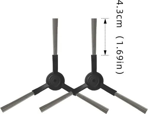 Miniatura 6 de Piezas de repuesto compatibles con WYZE Robot Aspirador WVCR200S, 2 cepillos principales, 4 filtros Hepa, 6 cepillos laterales Paquete de repuesto