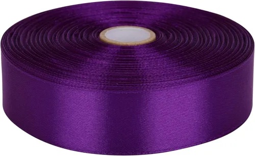 Miniatura 48 de Cinta de satén lila de 1.5 pulgadas, rollo de cinta de 50 yds de tela unicolor, para invitaciones de boda, ramos de novia, costura, decoraciones