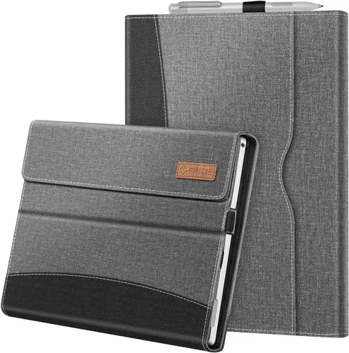 Miniatura 12 de Funda Fintie para Microsoft Surface Pro 7 Plus, Surface Pro 7/6/5/4/3 de 12,3 pulgadas - Cubierta de negocios tipo portafolio con bolsillo, Negro