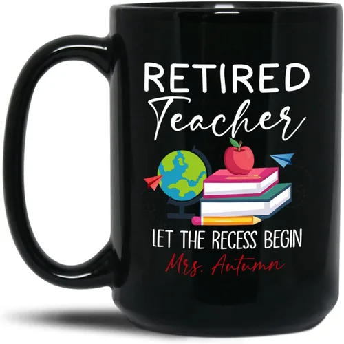 Miniatura 17 de Taza de café personalizada, regalos de agradecimiento al profesor para el mejor profesor, tazas de café con nombre personalizado para profesores