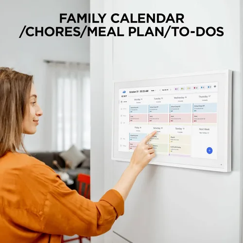 Miniatura 3 de Calendario digital inteligente de 15.6 pulgadas, calendario electrónico de pared, pantalla táctil Full HD IPS de 1920 * 1080 para planificador