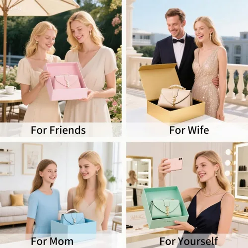 Miniatura 5 de Bolso de noche con lentejuelas brillantes para mujer, bandolera y bandolera para fiesta, graduación, boda