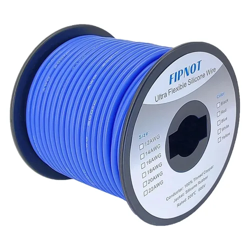 Miniatura 11 de Cable de 8 AWG Alambre Calibre 8 de Silicona - Carrete Negro de 25 pies, Alambre de Cobre Estañado Trenzado Extra Flexible 8AWG para Soldadura 200℃