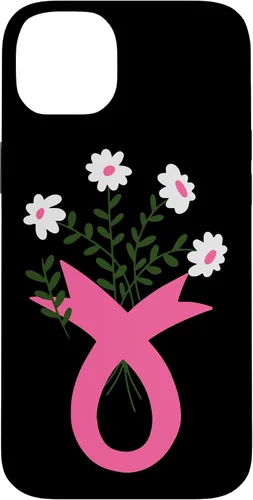 Miniatura 15 de Flower Jar Pink Ribbon Breast cancer Awareness Month Women Case for iPhone 16