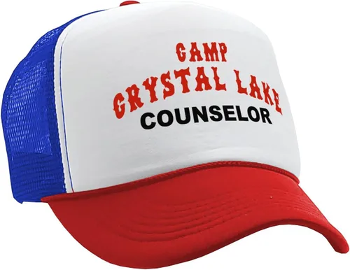 Miniatura 15 de Camp Crystal Lake Counselor - Halloween - Gorra de camionero estilo retro vintage