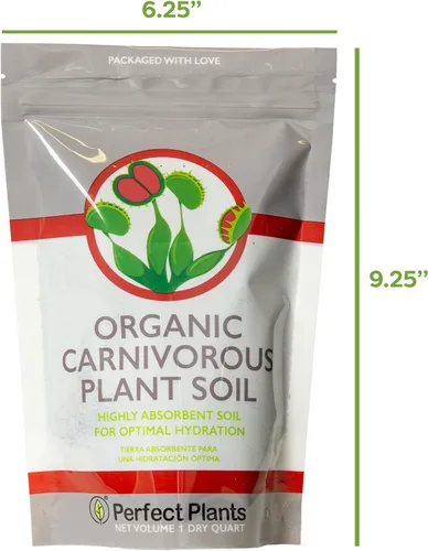 Miniatura 2 de Perfect Plants Suelo para plantas carnívoras Mezcla orgánica premium Uso con trampas para moscas Venus, plantas de jarra u otras plantas