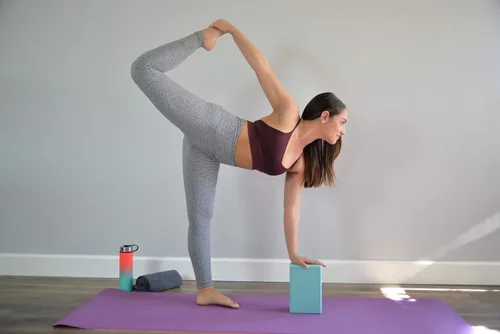 Miniatura 3 de Bloques de yoga, accesorio de entrenamiento de espuma de alta densidad, comodidad óptima, bueno para todos los niveles, verde azulado, paquete de 2
