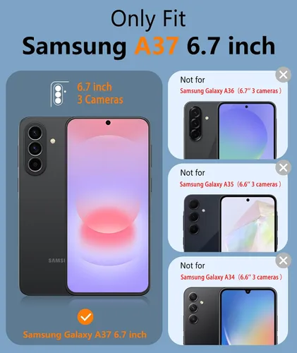 Miniatura 200 de FNTCASE Funda para iPhone 17 Pro: Fundas delgadas translúcidas de color azul claro compatibles con MagSafe, protección completa de la cámara