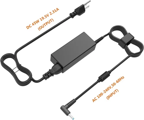 Miniatura 3 de Cargador adaptador de CA de 45 W/fuente de alimentación para HP 17 17Z 17T 17-AK 17-AR 17-BS 17-BY 17-CA 17-CN:17-ak013dx 17-by1053dx 17-by0021dx