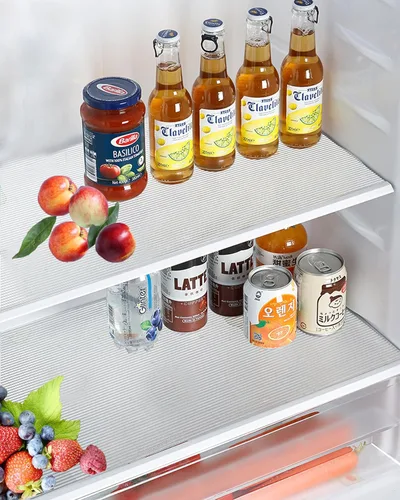 Miniatura 4 de Revestimientos para armarios de cocina de 20 pulgadas de ancho x 20 pies, no adhesivos, revestimiento transparente antideslizante e impermeable