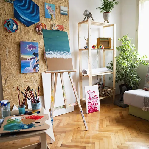 Miniatura 7 de GOTIDEAL Lienzo estirado, 11 x 14 pulgadas, juego de 7 unidades, blanco imprimado, 100% algodón, para pintar, verter acrílico, pintura al óleo