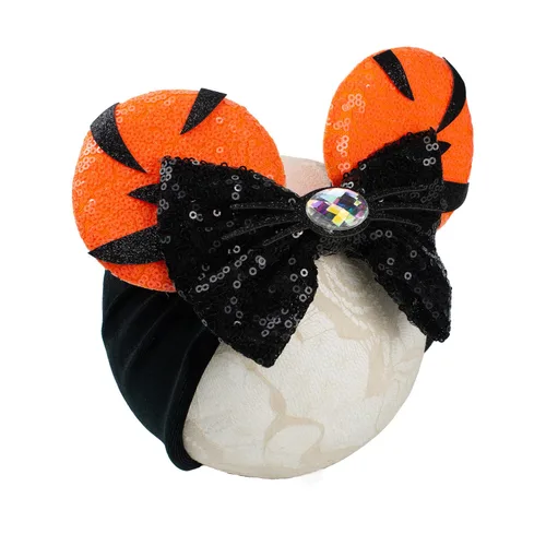 Miniatura 9 de Diadema para bebé niña con orejas de ratón y lazo de lunares 3D, diadema ancha para recién nacido, bebé y niña, accesorios para la cabeza