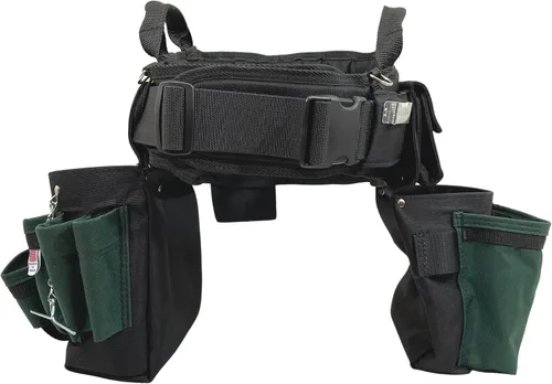 Miniatura 3 de BOULDER BAG Ultimate Electrician's MAX Combo con cinturón de herramientas con soporte cómodo para la espalda, hebilla de liberación rápida, cinturón