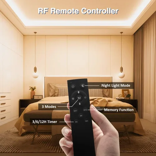 Miniatura 8 de Tira de luces LED blancas de 82 pies, 24 V, regulable, 3000 K-6000 K, cinta LED con control remoto, cinta LED flexible 2835 para cocina, debajo