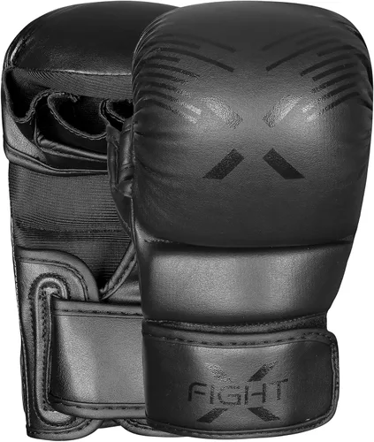 Miniatura 5 de Guantes MMA para hombres y mujeres, de primera calidad, con palmas abiertas, perfectos para UFC, artes marciales, Muay Thai, punzonado y kickboxing