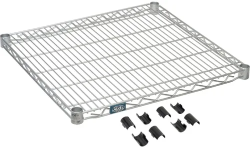 Miniatura 17 de Nexel Estante de alambre adicional para estanterías de alambre, capacidad de 600-800 libras, 14 pulgadas de ancho x 54 pulgadas de largo, acabado