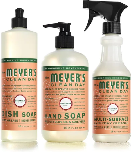 Miniatura 12 de MRS. MEYER'S CLEAN DAY - Juego de artículos esenciales de cocina, incluye: jabón de manos, jabón para platos y limpiador multiusos, albahaca