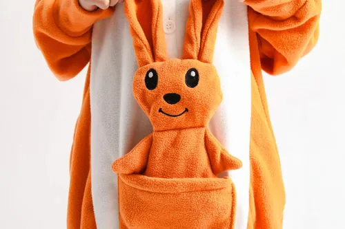Miniatura 8 de Pijama unisex de una pieza para niños, disfraz de animal para cosplay de Navidad, Halloween