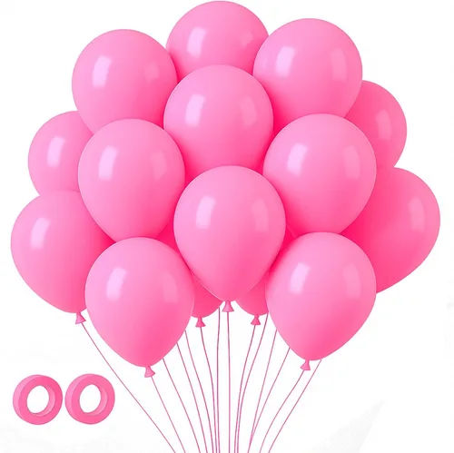 Miniatura 160 de Voircoloria - Globos azul bebé claro, paquete de 66 globos de 12 pulgadas de látex para fiestas para niños y niñas, para cumpleaños, baby shower, 16