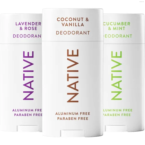 Native El desodorante contiene ingredientes derivados de forma natural, control de olores de 72 horas, desodorante para mujeres y hombres, sin