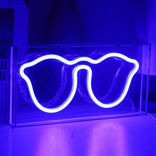 Miniatura 6 de Letrero de neón LED para fiesta, escritorio, dormitorio, hogar, cumpleaños, decoración artística con USB