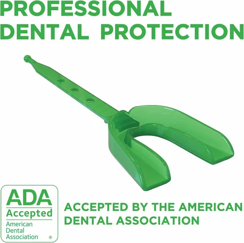 Miniatura 4 de Delta Dental Protector bucal deportivo con correa, aceptado por la ADA, 2 veces la absorción de impactos, funciona con aparatos ortopédicos