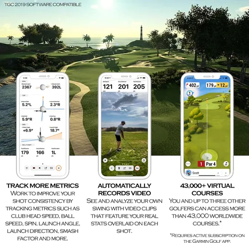 Miniatura 2 de Garmin Approach R10 Monitor de Lanzamiento de Golf Portátil Lleva Tu Juego a Casa o Practica en el Campo de Práctica Rastrea Métricas, Graba