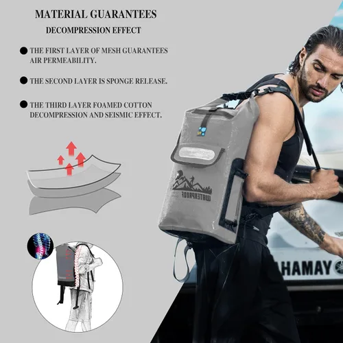 Miniatura 7 de Mochila Bolsa Seca IDRYBAG Gris