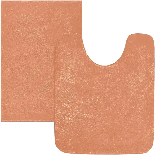 Miniatura 22 de Alfombra de baño amarilla, suave, absorbente, lavable a máquina, juego de alfombras de baño antideslizantes para puerta de baño, dormitorio
