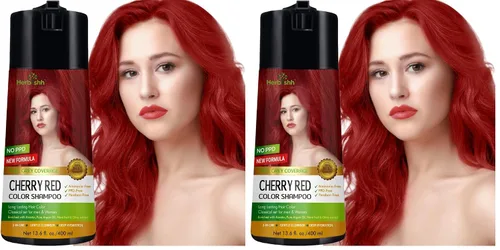 Miniatura 9 de Herbishh - Champú enriquecido con color para cabello gris - Fórmula de tinte para el cabello de larga duración y acondicionador (Marrón dorado)