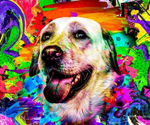 Miniatura 4 de Tinte para el Cabello Arcoíris para Mascotas, Permanente, Profesional, Color Brillante para Perros y Caballos
