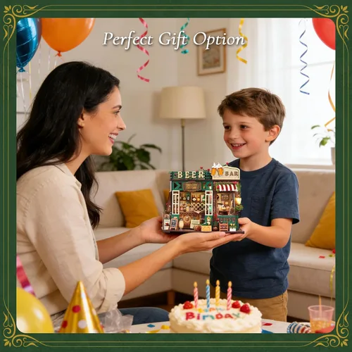 Miniatura 8 de Kit de casa en miniatura de Book Nook DIY